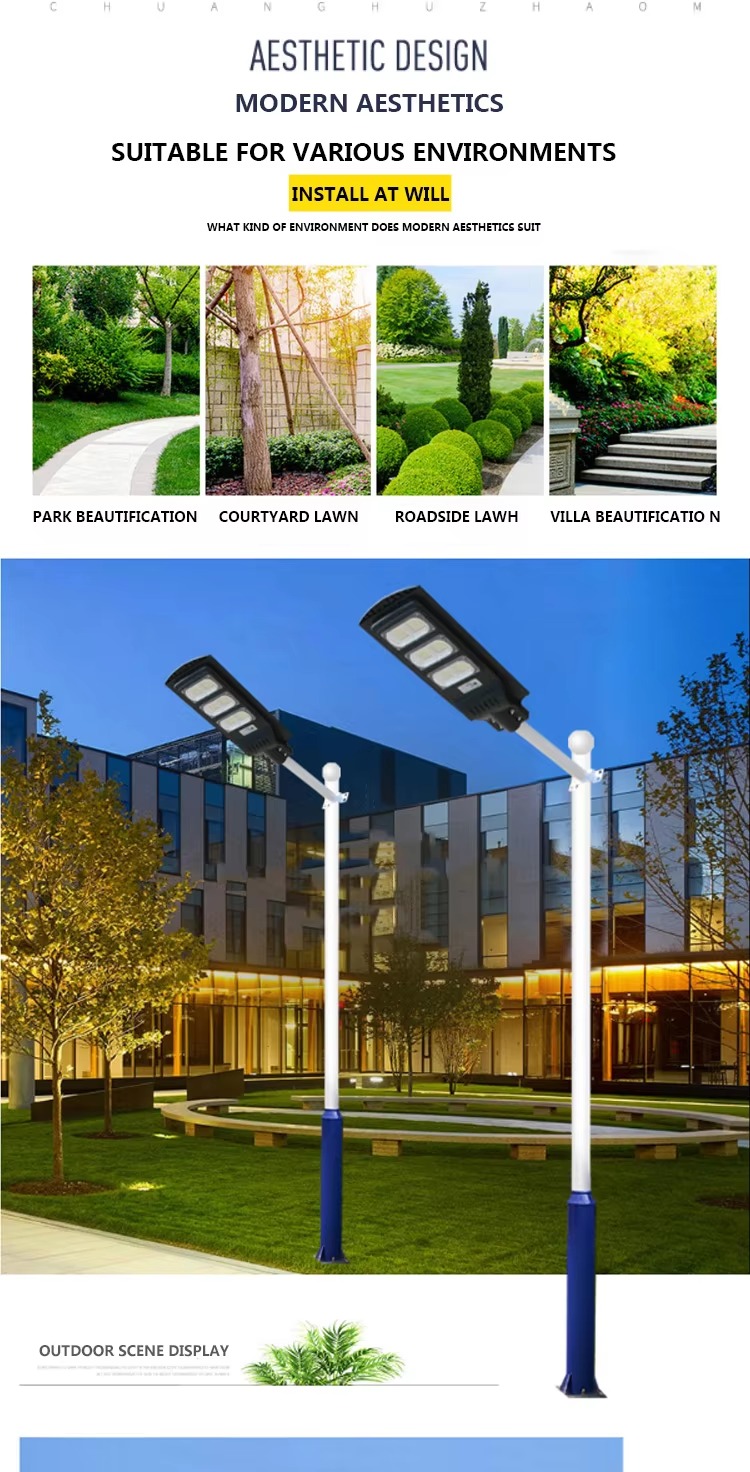 Hot Products Top 20 Outdoor Solar Street Light Price List All in One LED Solar Street Light 30W 120W