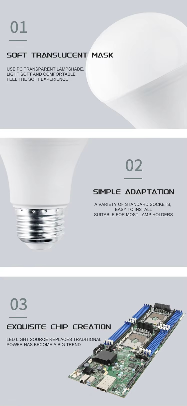 Led Bulb Light E14 E27 12V/24V/36V Led Light Bulb 3W 5W 7W 9W 12W 15W 18W Ampoule Bombilla Lampada Decorative Light Led Bulbs