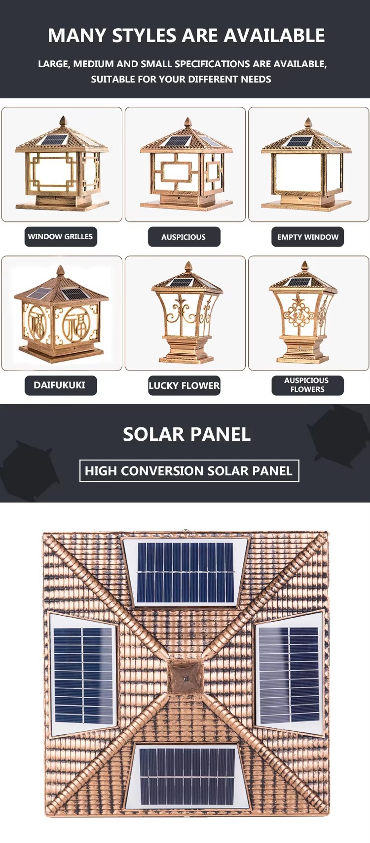 Hot Selling Cheap Courtyard Gate Pillar Lamp Pathway Yard Waterproof Outdoor Garden Solar Led Verandah Pillar Lights
