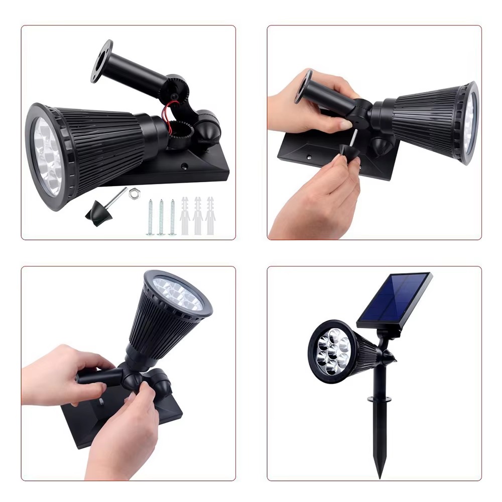 China Oem Manufactures Led Garden Light Outdoor Led Spot Light For Garden/outdoor/pathway/walkway Use High Power Solar Spotlight